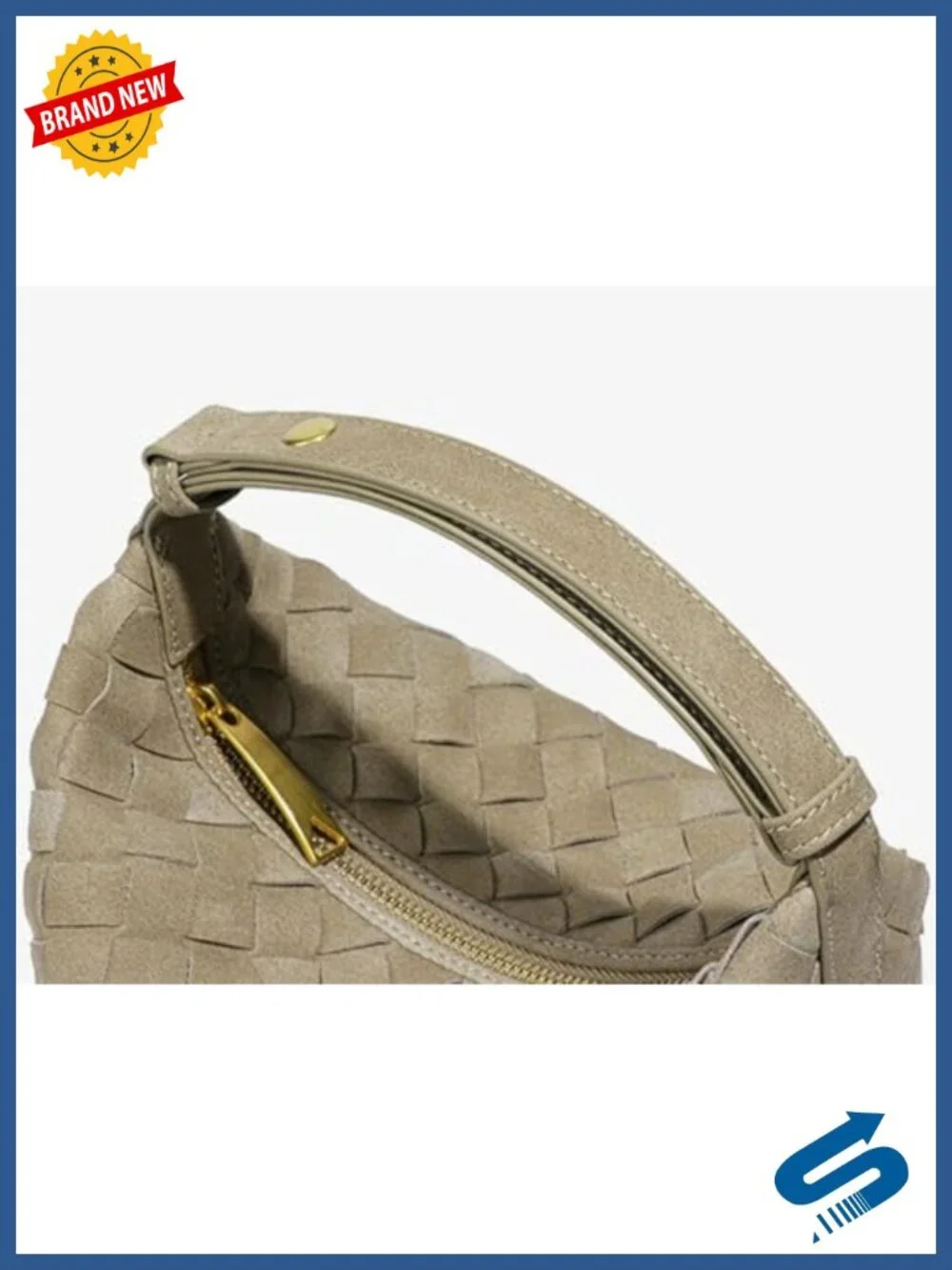 Slouchy Suede Woven Hobo Bag Crossbody Shoulder Purse Tote Satchel